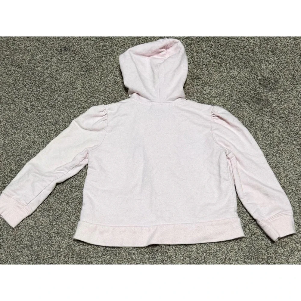 Disney Princess Pink Zip Up Hoodie Toddler Girls 3T Aurora Belle Cinderella Y2K